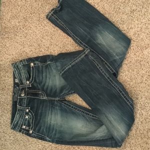 miss me Y2K jeans with rhinestones